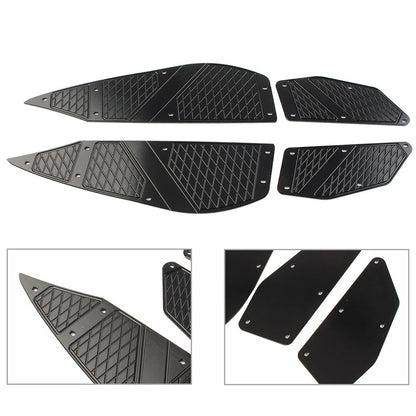 Footrest Foot Pads for Yamaha XMAX300 (2017-2018) & XMAX250 (2011-2016) Black