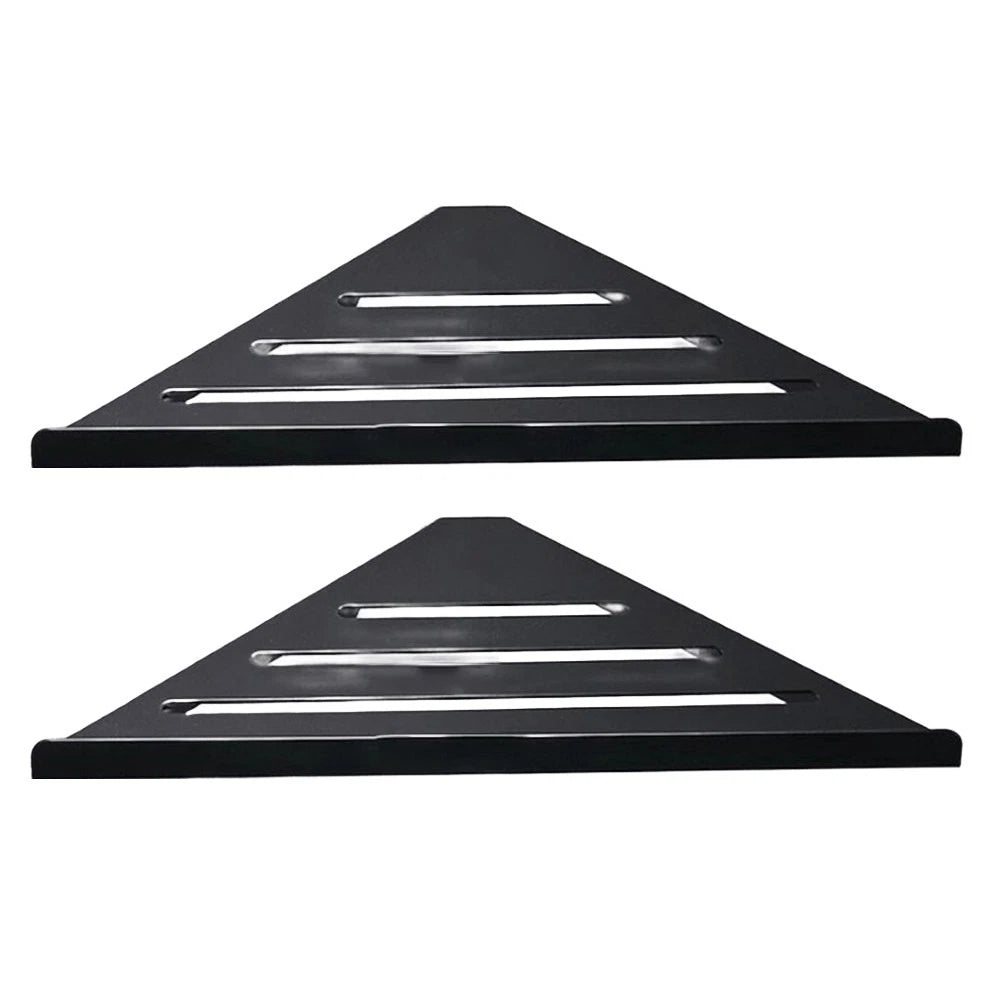 2X Stainless Steel Corner Shelf for Bathroom Kitchen Shower Storage