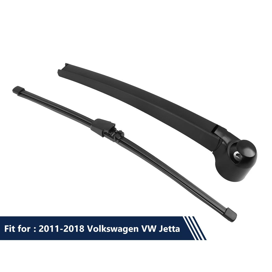 Rear Windshield Wiper Blade Arm Set 335mm for Volkswagen Jetta (2011–2018)