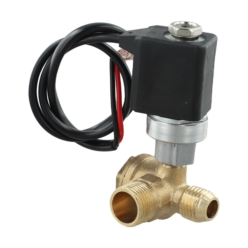 Oil Solenoid Valve for Air Compressor (Check Valve, Quiet Operation)