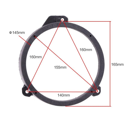 1 Pair Speaker Spacer Adapter Ring for Subaru Forester (2014–2018)