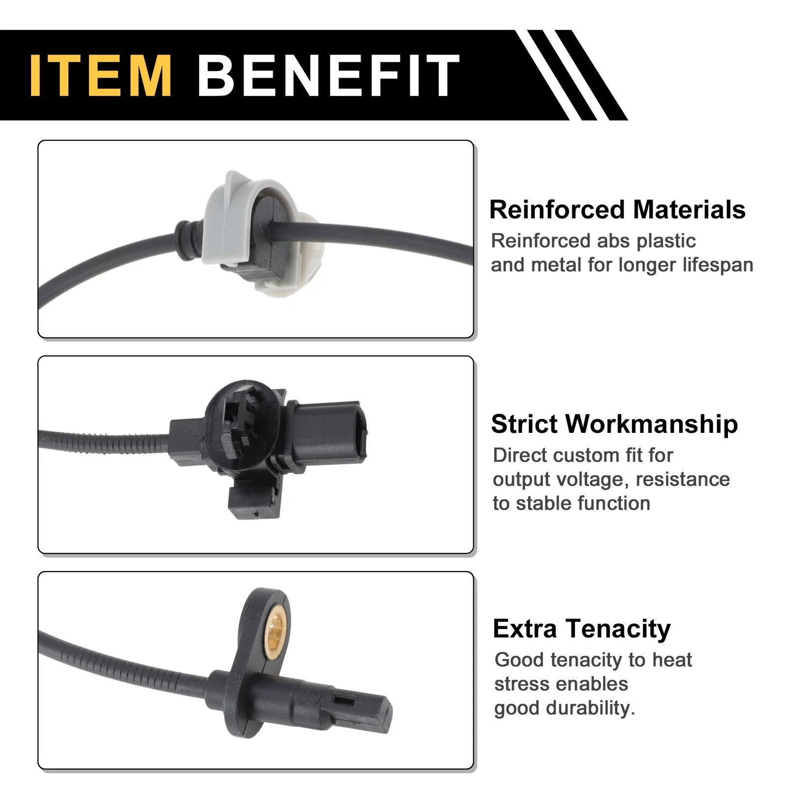 ABS Wheel Speed Sensor for Honda Accord Front Left (2008–2012)