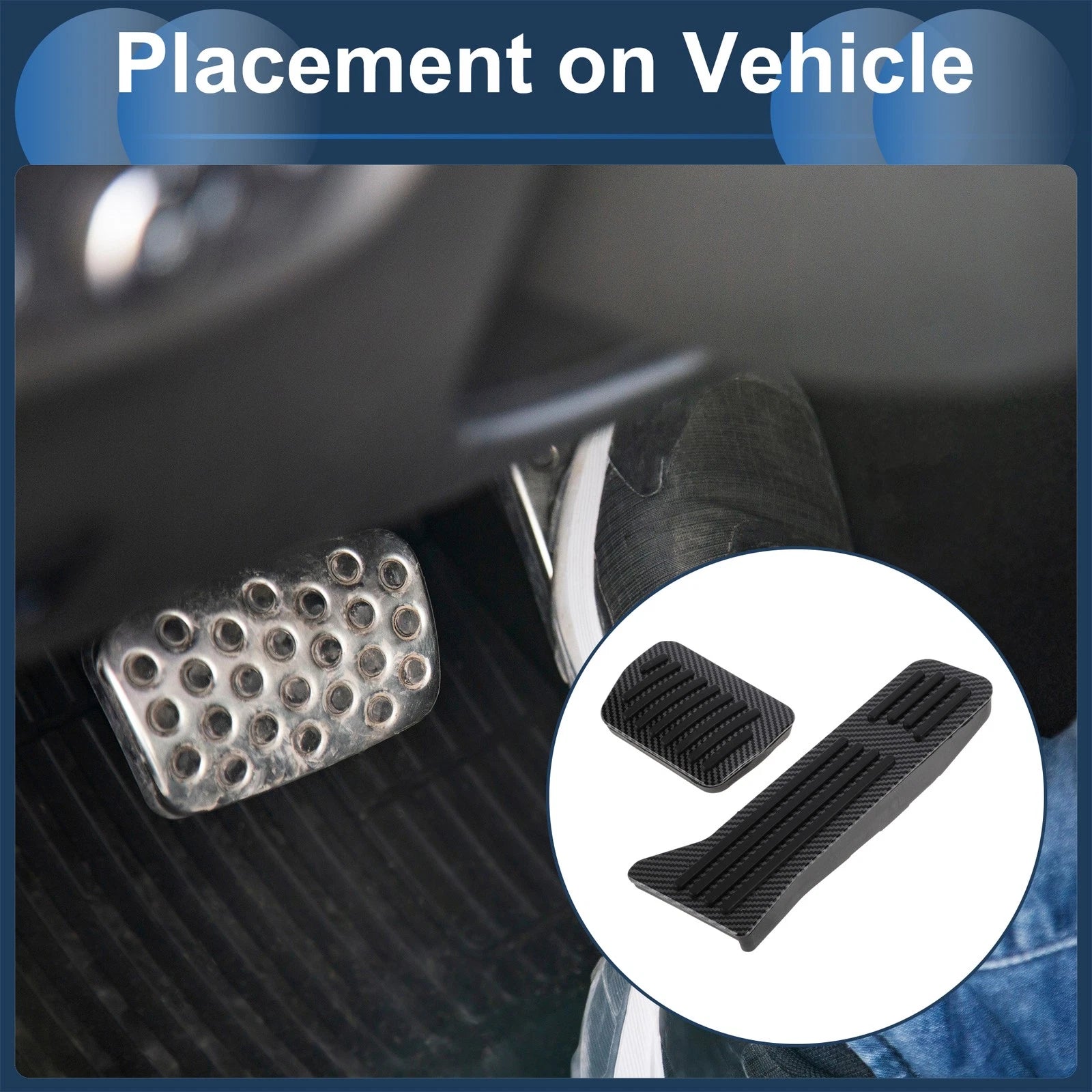 2 Pcs Automatic Accelerator Pedal Covers Replacement for Mazda CX-5 (2013–2021)
