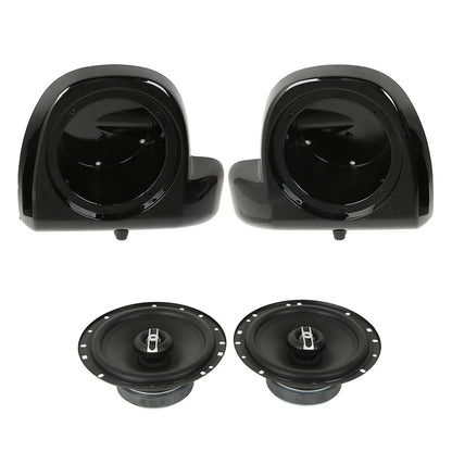 6.5" Lower Vented Fairing Pods Speaker Grills for Harley Touring (2014–2024)