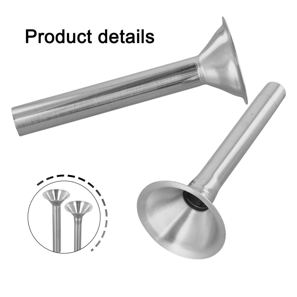 Stainless Steel Stuffer Tubes for Grinders (Compatible with )