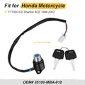 Ignition Key Switch for Honda VT750C Ace (1998–2003)