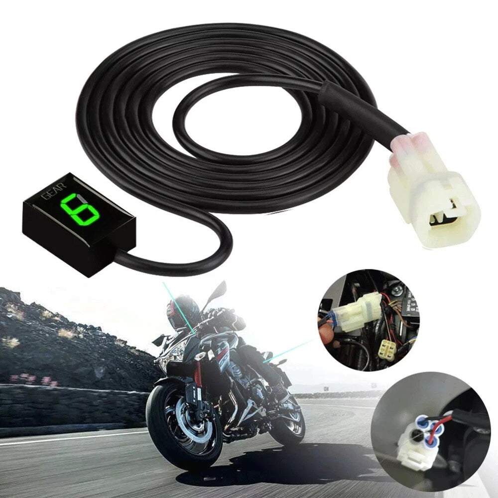 Green LED Gear Indicator for Honda CBR600RR CBR600F CBR1000RR (2003–2019)