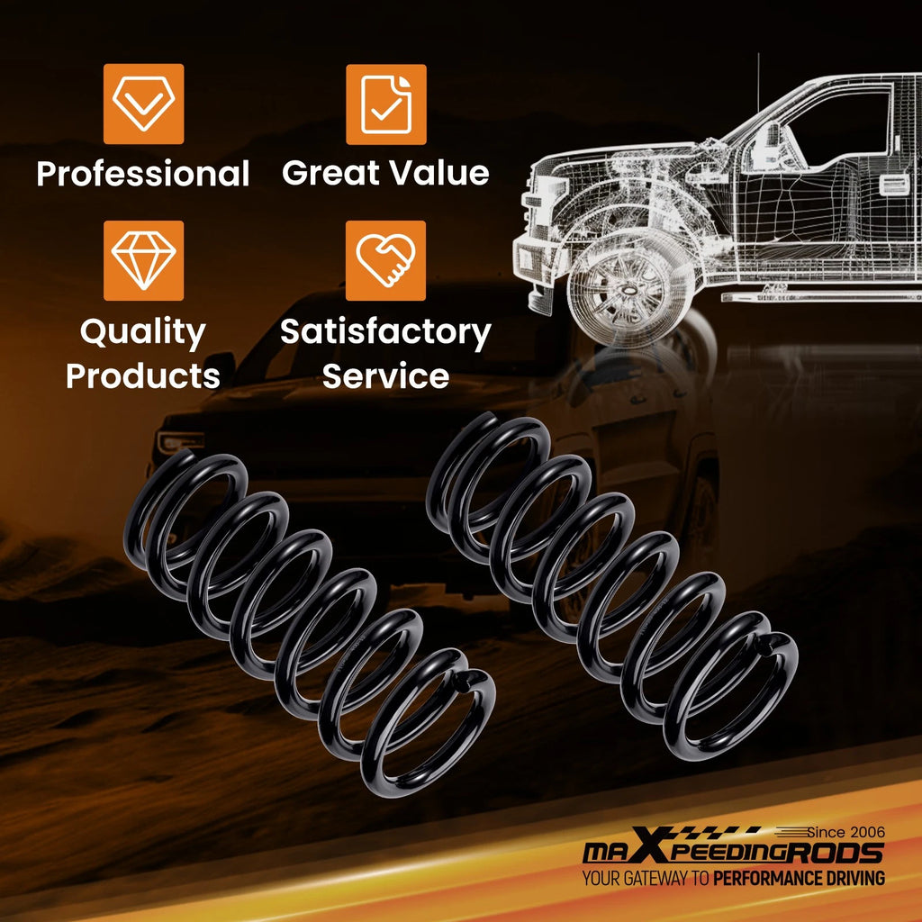 2" Front Lowering Coil Springs Drop Kit for Chevrolet Silverado 1500 (1999–2007)