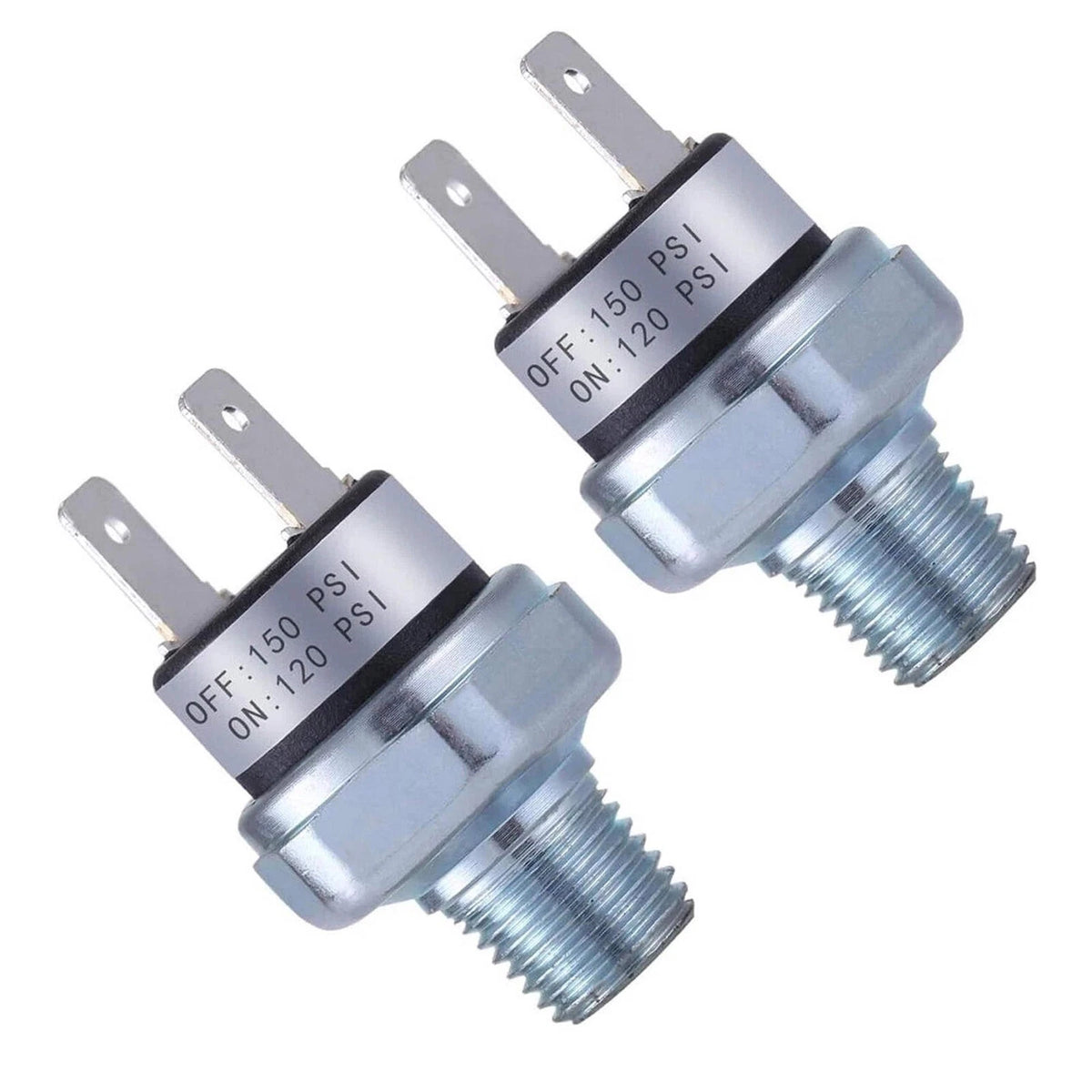 2Pcs Pressure Switch 120-150 PSI for Air Ride Suspension (Universal)