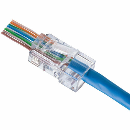50 Pack Ideal 85-371 CAT-5E Feed-Thru RJ45 Mod Plugs