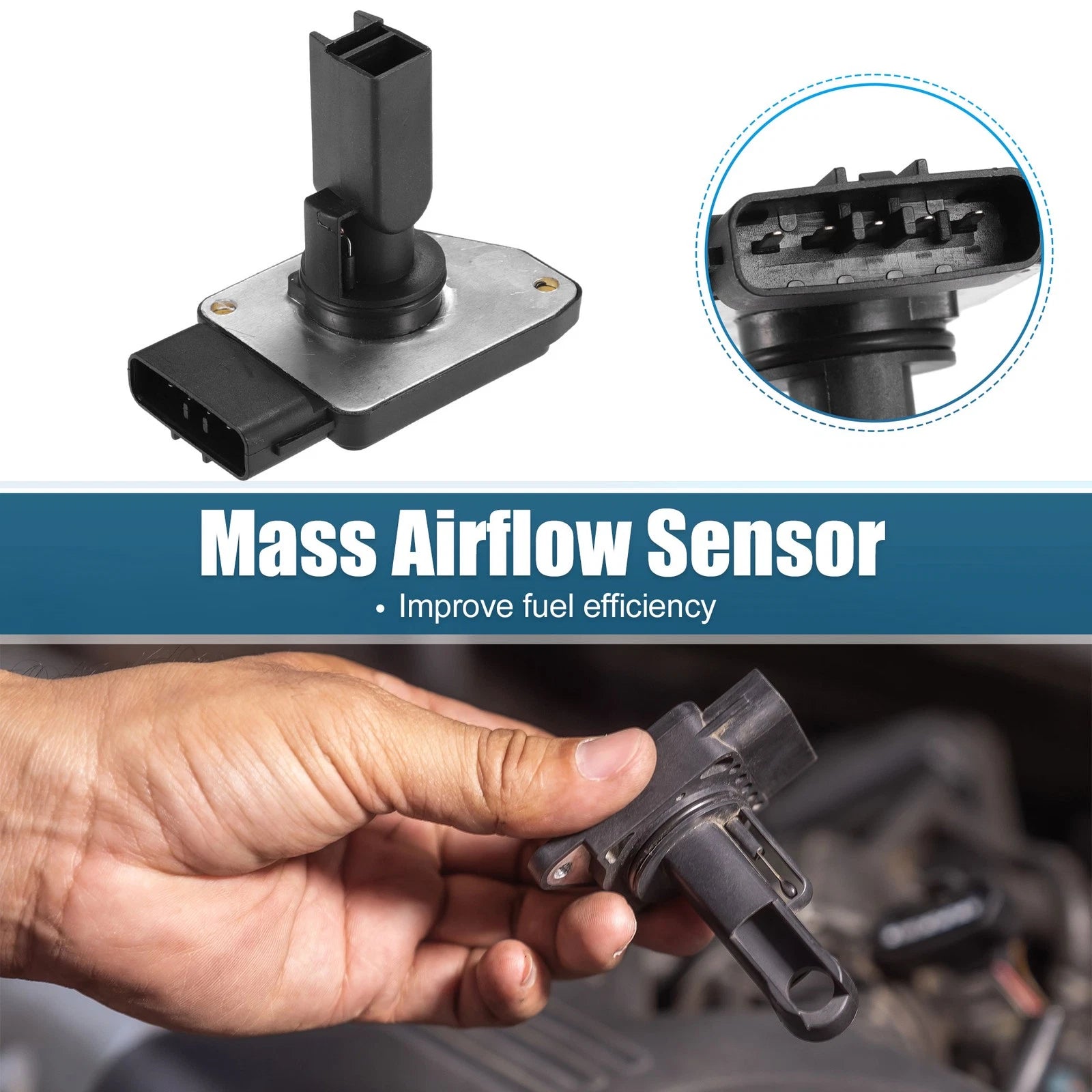 Mass Air Flow Sensor Meter for Toyota 4Runner (2003–2004) Replacement