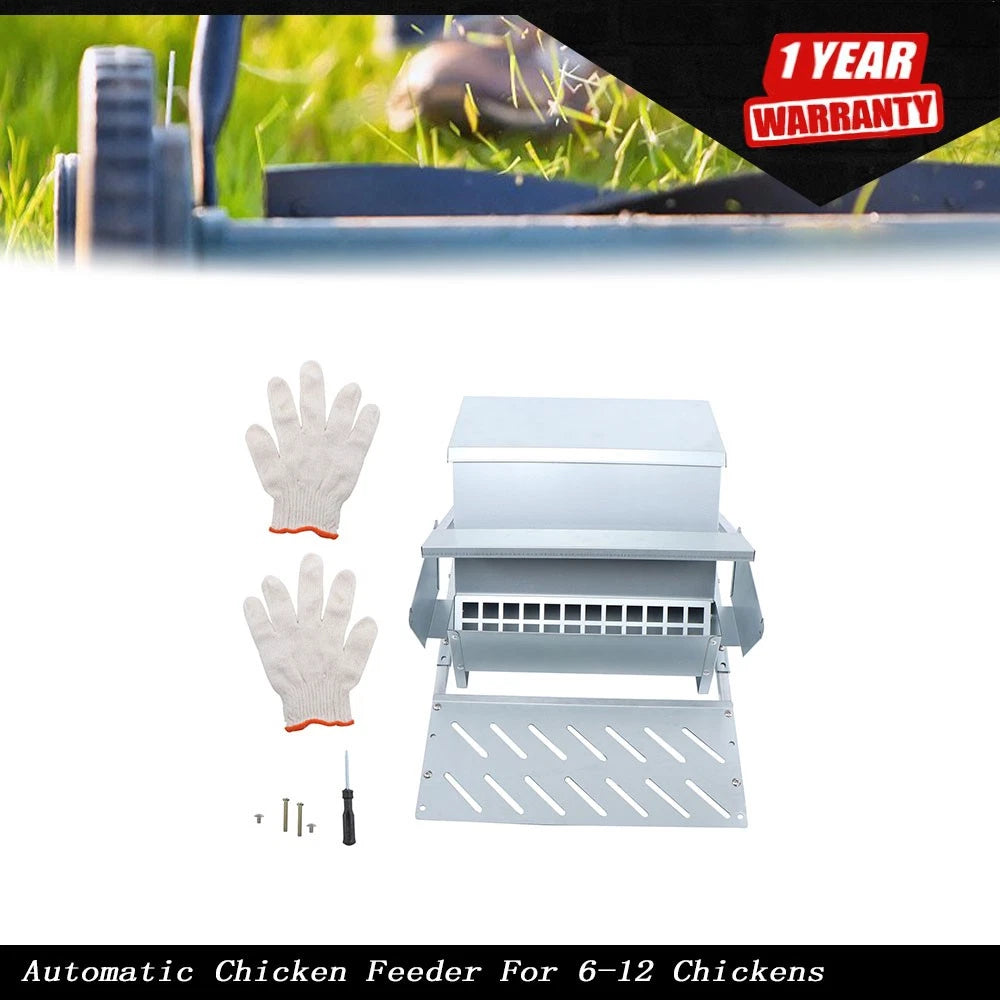 Automatic Chicken Feeder for Chickens (6-12) - 20lb Capacity