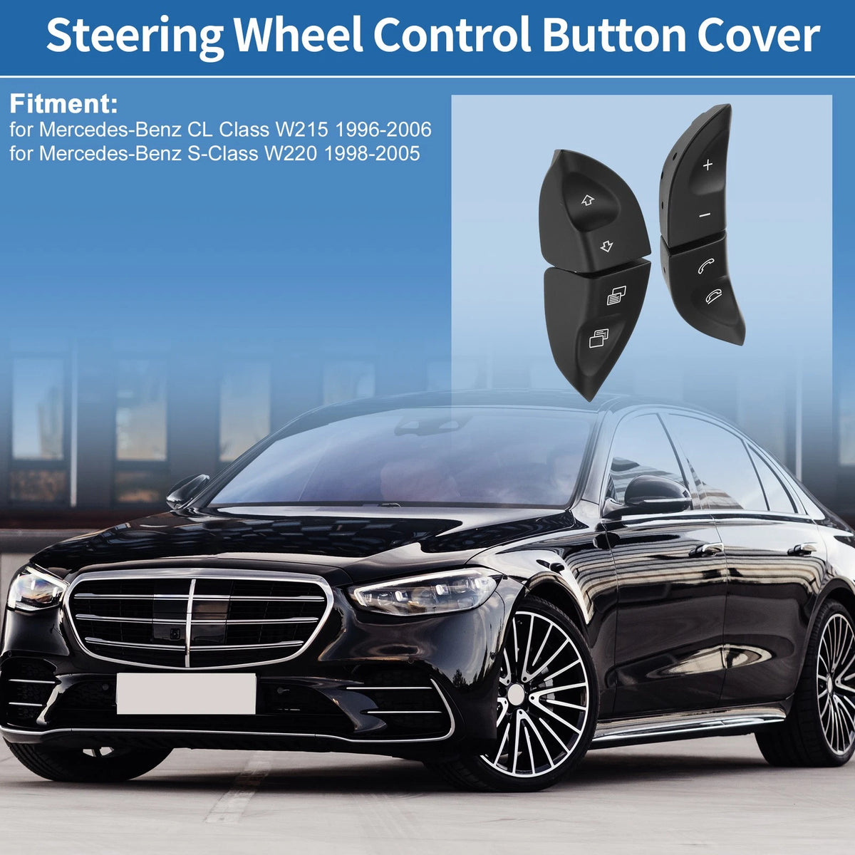 Steering Wheel Buttons for Mercedes-Benz CL Class Left Right (2007–2014)