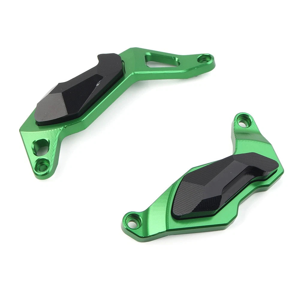 Motor Stator Slider Guard Cover Protector Green for Kawasaki Ninja 400 (2018–2023)