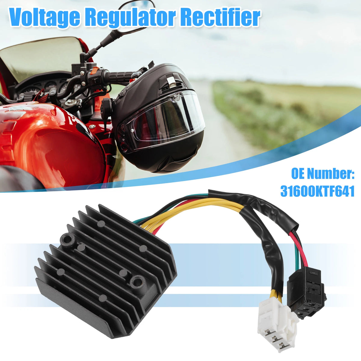 1 Pcs Voltage Regulator Rectifier for Honda SH125i (2005–2013) No. 31600KTF641