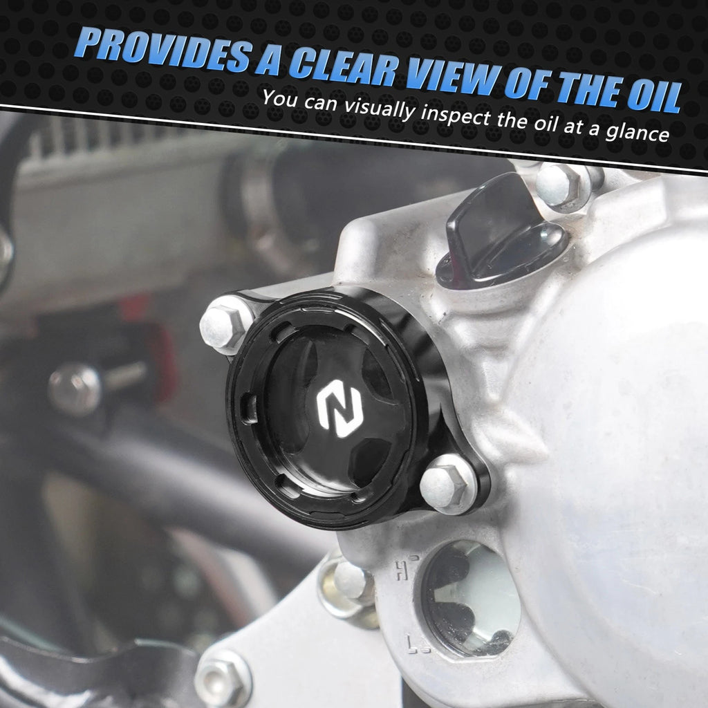 Oil Filter Cover Cap for Honda TRX450ER (2006–2014) - Black