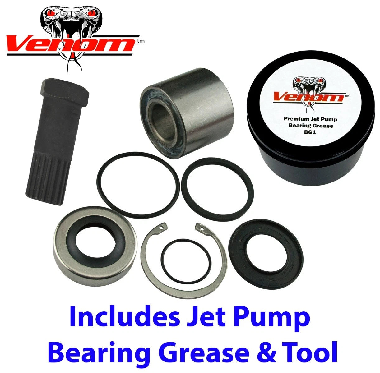 Jet Pump Rebuild Kit for SeaDoo GTI / SE 4-Tec (2006–2008) - Grease & Tool
