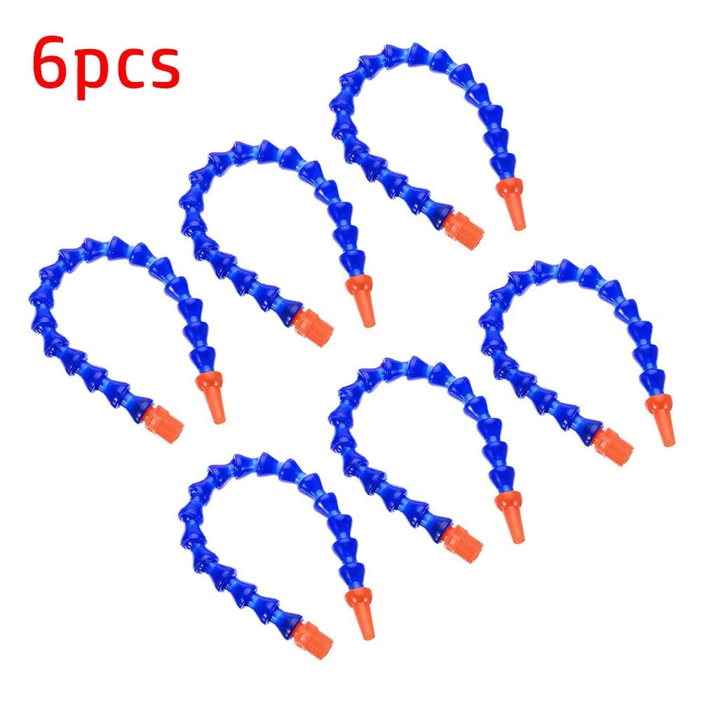 6X Flexible Coolant Pipe Round Nozzle 300mm for Lathe
