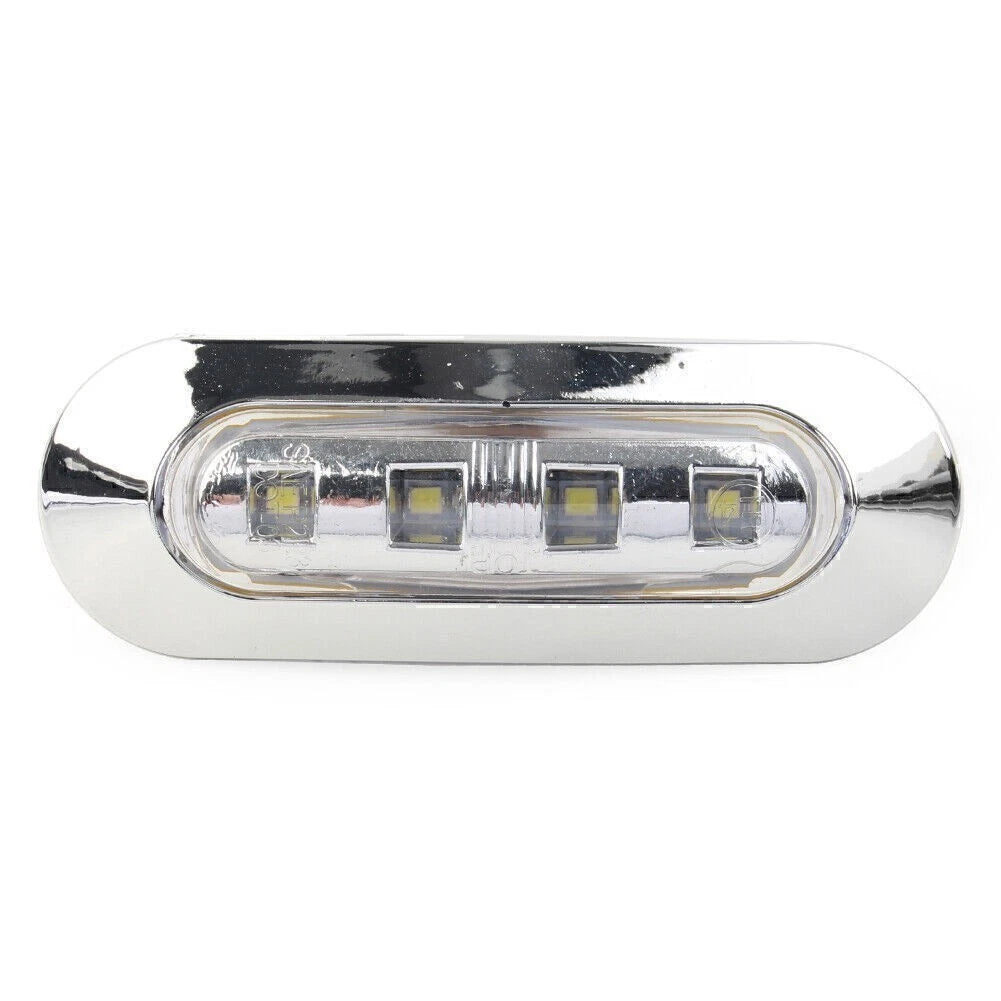 1x 4 LED Side Clearance Marker Light for Fit Truck Trailer Pickup (12V 24V)