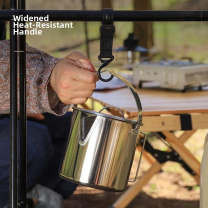 Stainless Steel Camping Kettle for Coffee (430)