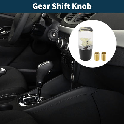 Set of 1 Gear Shift Knob with 2 Adapters for Universal Fit (10cm)