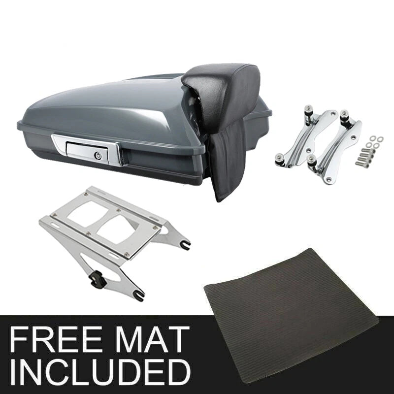 Razor Trunk Pad Mount for Harley Touring Glide (2014–2026) Gunship Gray