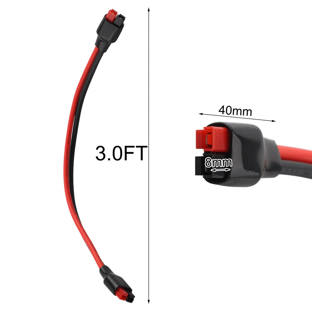 10AWG Anderson Style Extension Cord for Sustainable Energy Solutions