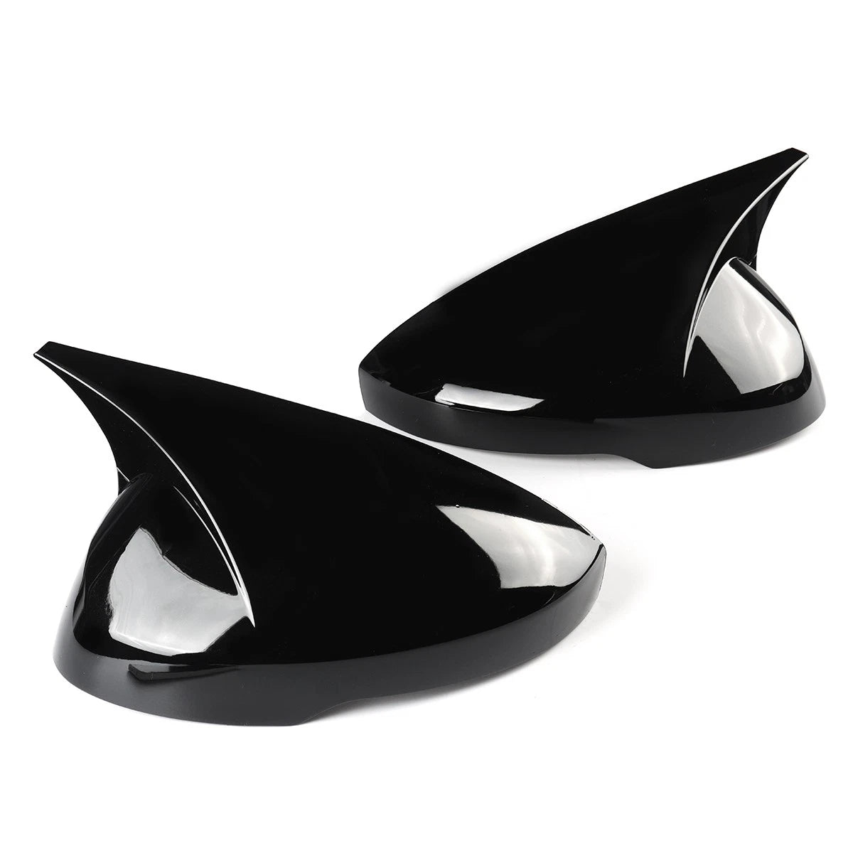 Glossy Black Rear View Side Mirrors Cap Cover with LED for Acura Integra (2023–2026)