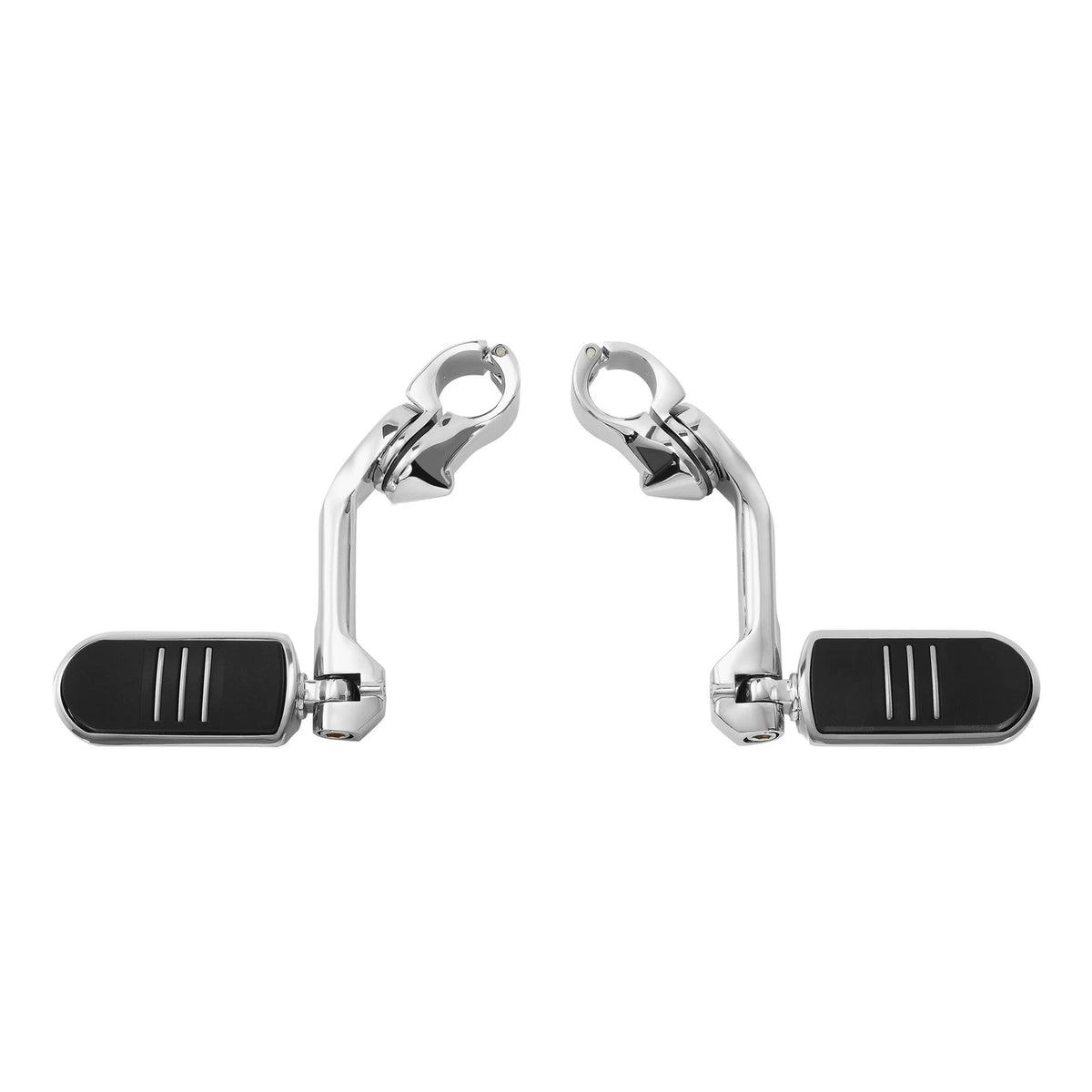 1 1/4" Pegstreamliner Long Angled Highway Engine Guard Footpeg Mount for Harley