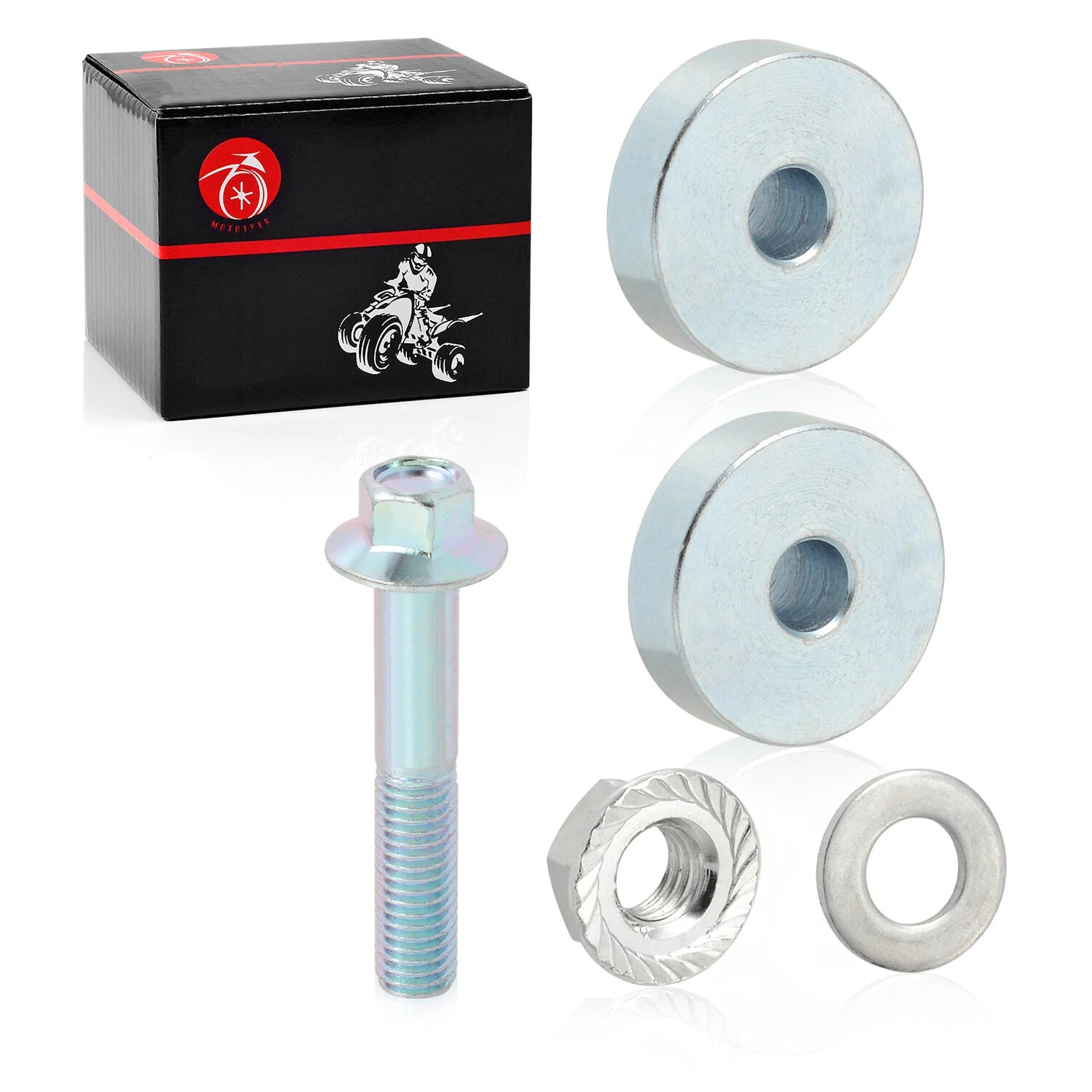Rear Shock Conversion Bushings w/ Hardware for Yamaha Blaster 200 (1988–2006)