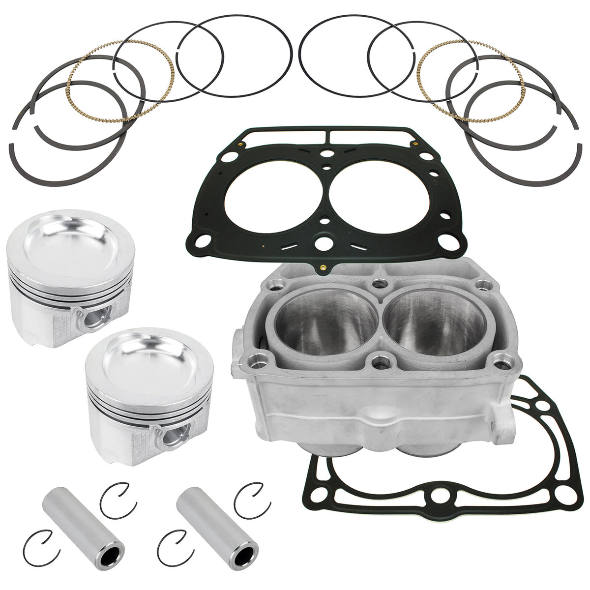 Cylinder and Piston Ring Kit with Gasket for Polaris Ranger 800 EFI (2011–2014)
