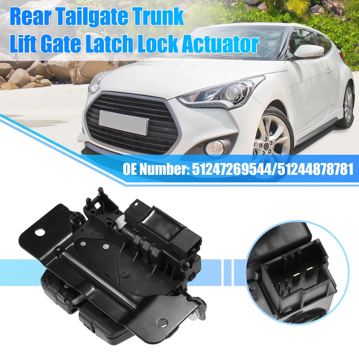 Rear Tailgate Trunk Latch Lock Actuator Replacement for BMW X3 (2016–2017)