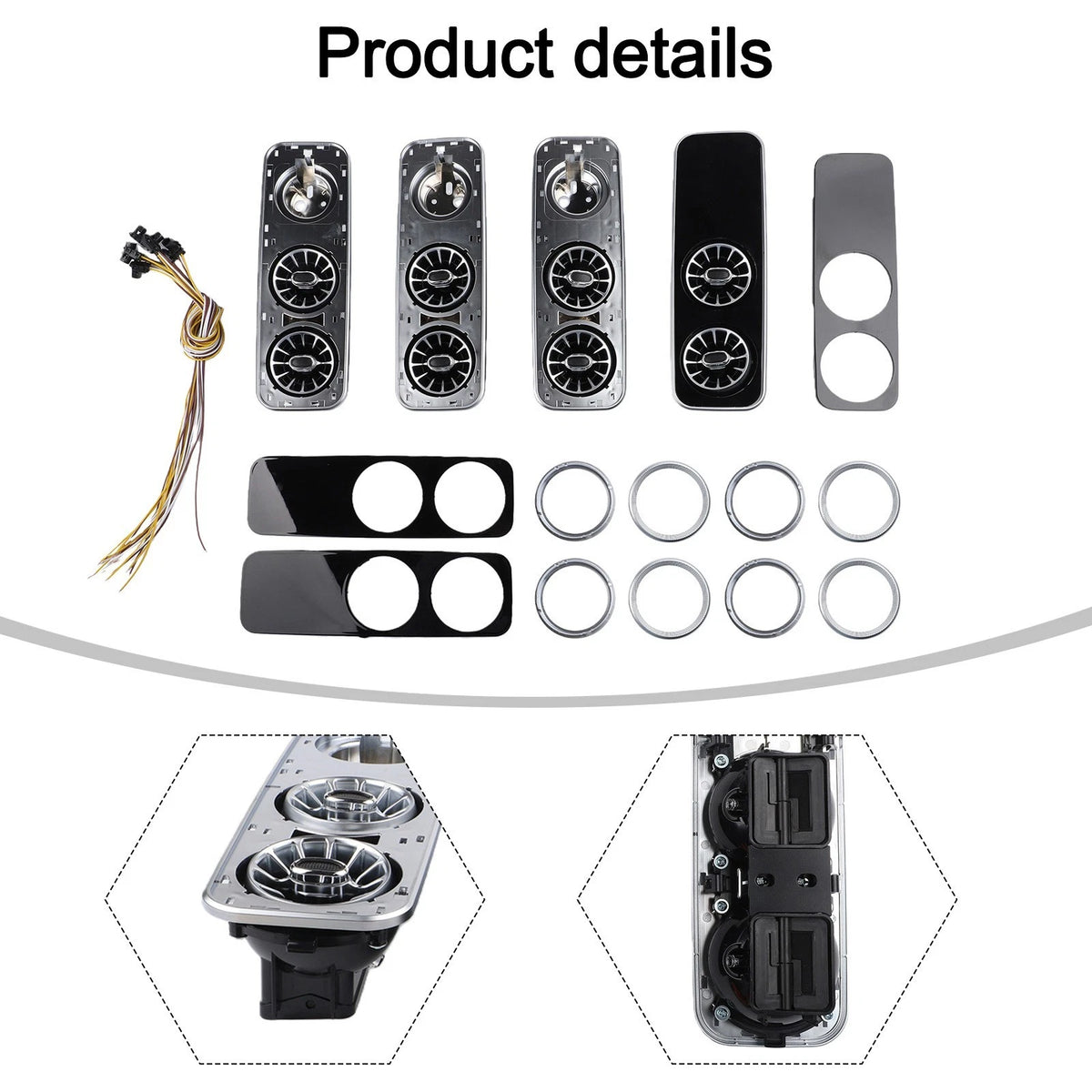 Customizable LED Light Trim for Vehicle Ambiance