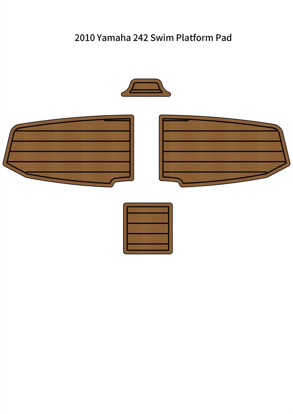 EVA Foam Swim Platform Pads for Yamaha 242 (2010)