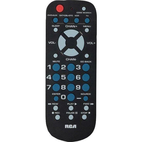 RCA RCR504BE Universal Remote for Multiple Devices (4-Device)
