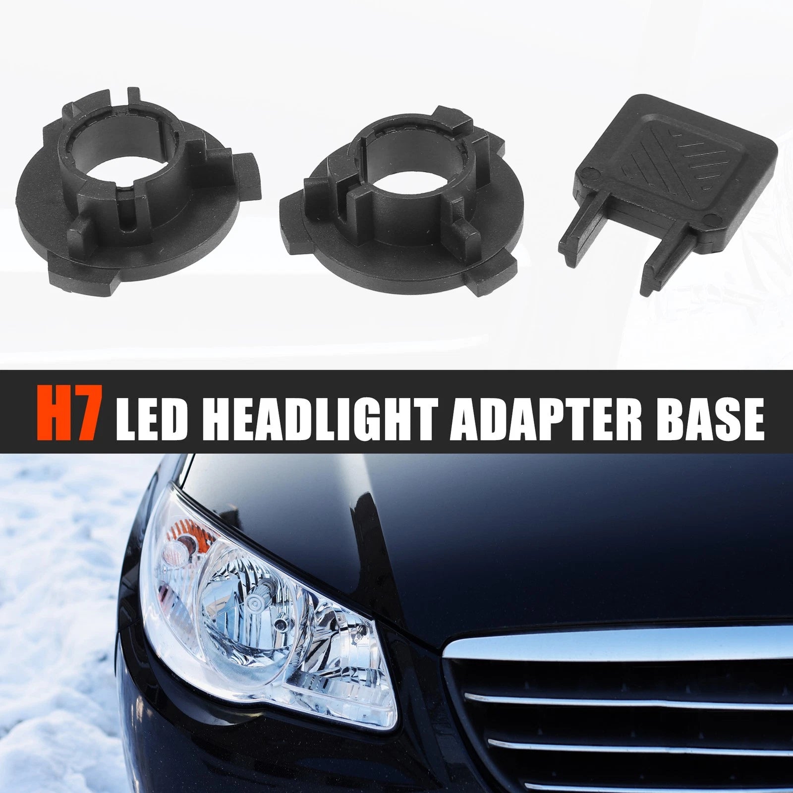LED Headlight Adapter Base Set H7 for Volkswagen Tiguan (2015–2015)