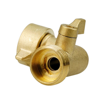 90 Degree Elbow Valve for Garden Hose Connector (Leak Proof)