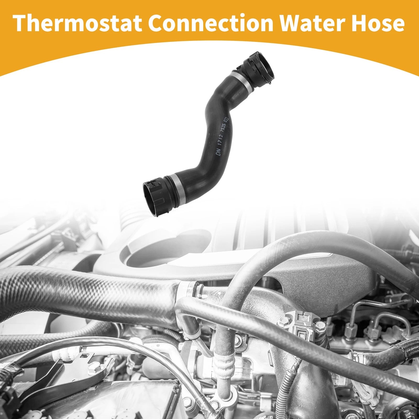 Thermostat Connection Water Hose for BMW 1 Series E81 E82 E87 (2004–2011)