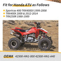 Rear Axle Bearing Carrier Hub for Honda TRX400EX Sportrax 400 (1999–2008)