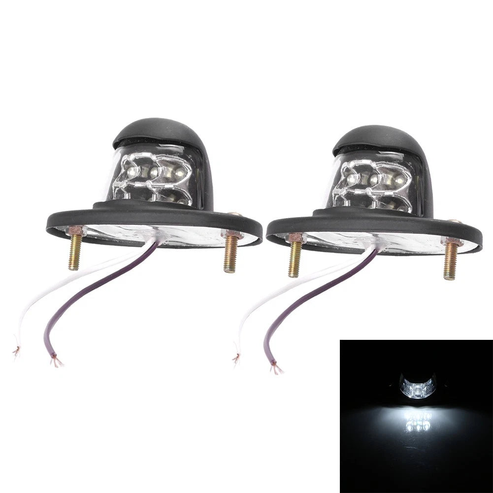 6 LED License Plate Light for Universal Vehicles (12V)