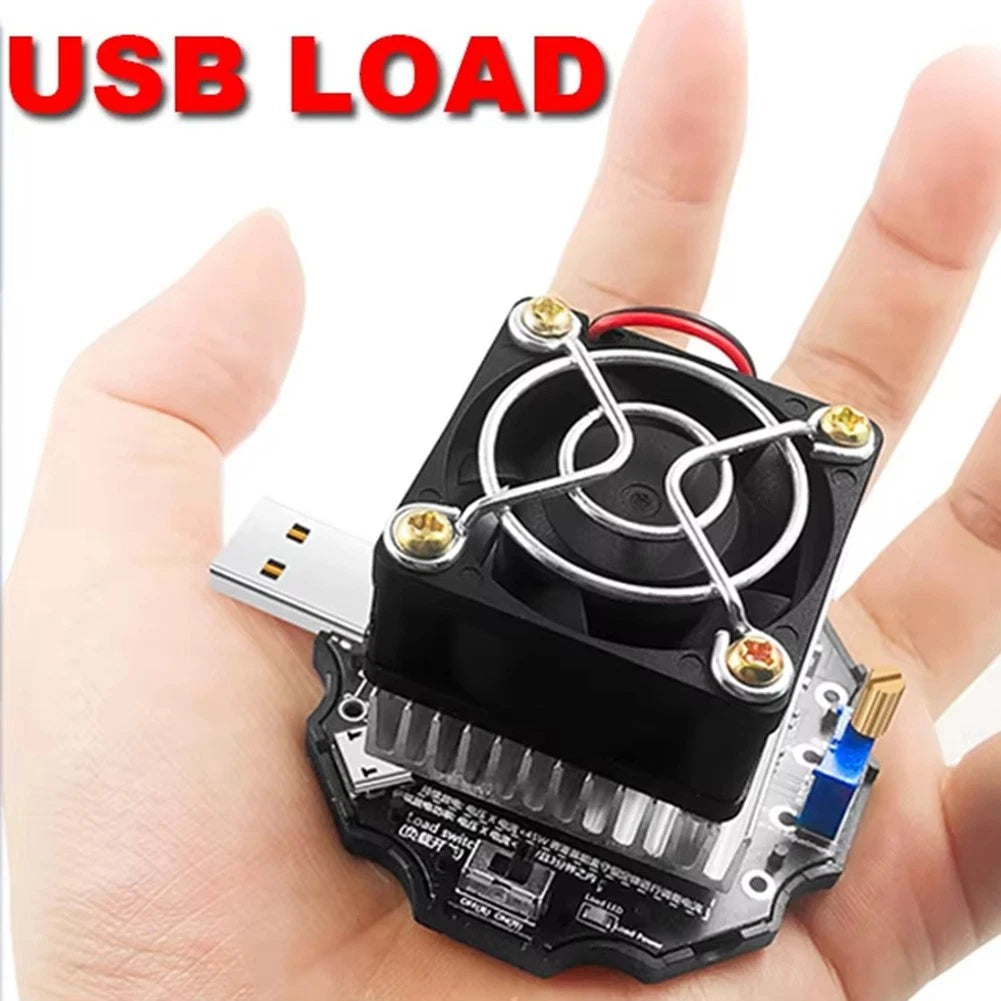 65W USB Charger Tester with DC5-24V Adjustable Current Type C Voltmeter