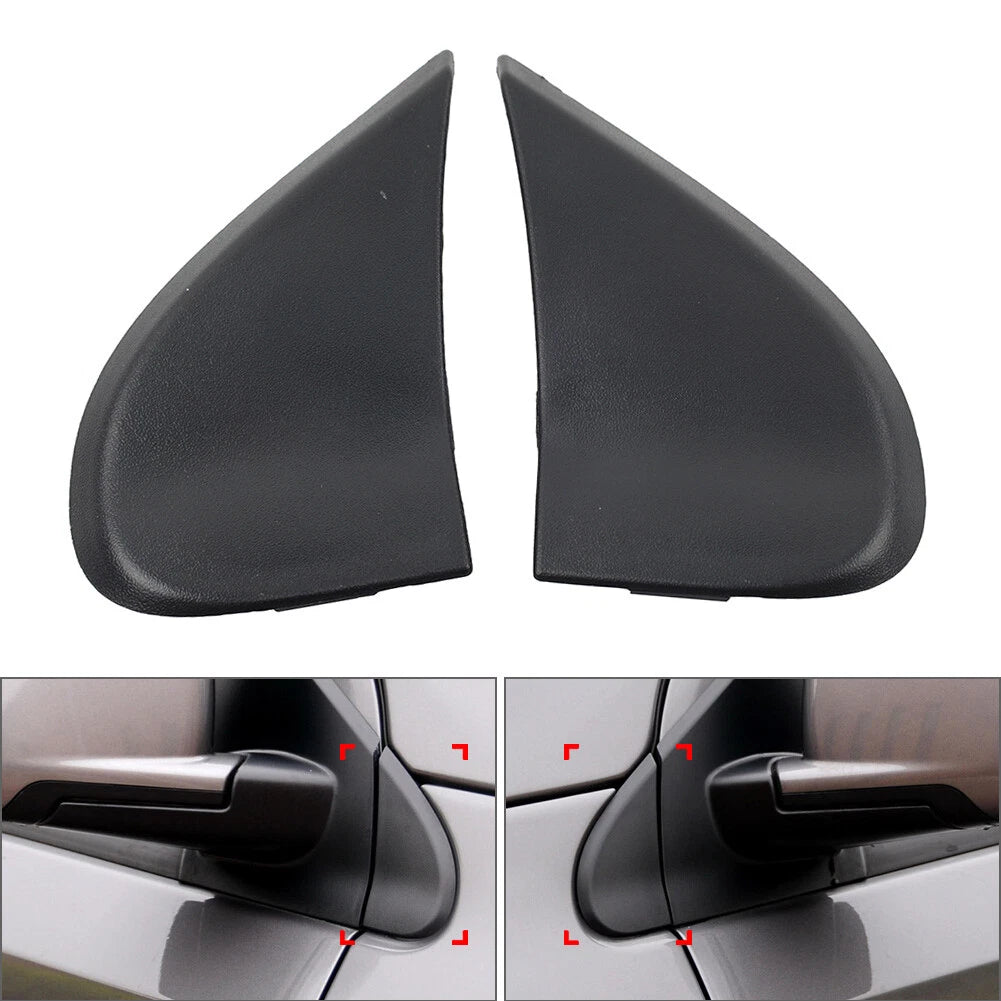 Pair Door Side Mirror Flags Applique Panel Molding for Dodge Journey (2009–2020)
