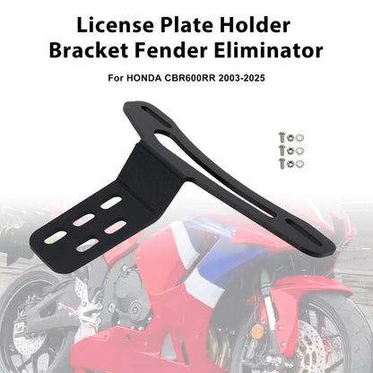 License Plate Holder Bracket Fender Eliminator for Honda CBR600RR (2003–2025)