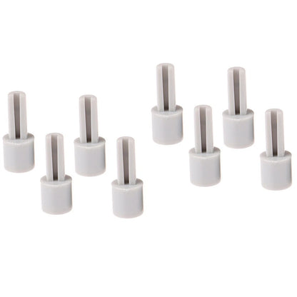 8PCS Potentiometer Extension Knobs 25mm Grey Plastic for Automotive Use