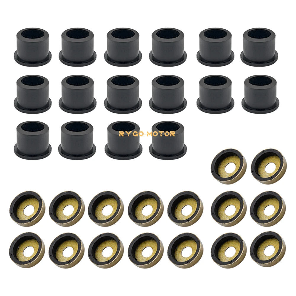 Front Upper & Lower A Arm Bushing Kit for Yamaha Warrior 350 YFM350X (2004–2013)