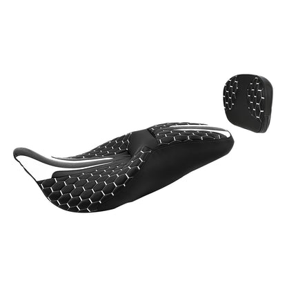 Rider Driver Passenger Seat & Sissy Bar Backrest for Harley Touring (2009–2023)