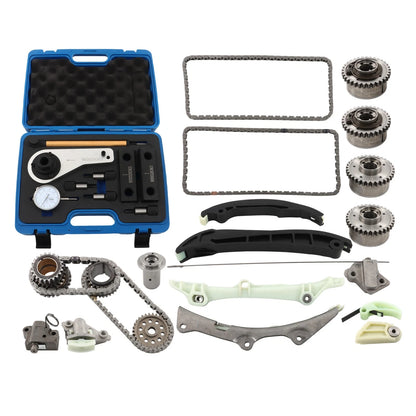 Timing Kit + Tool + VVT Phasers for Maserati Ghibli Quattroporte 3.0L (2014–2022)