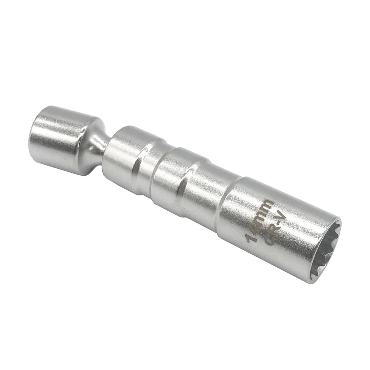 14mm Thin Wall Magnetic Swivel Spark Plug Socket 3/8" Drive 12 Point