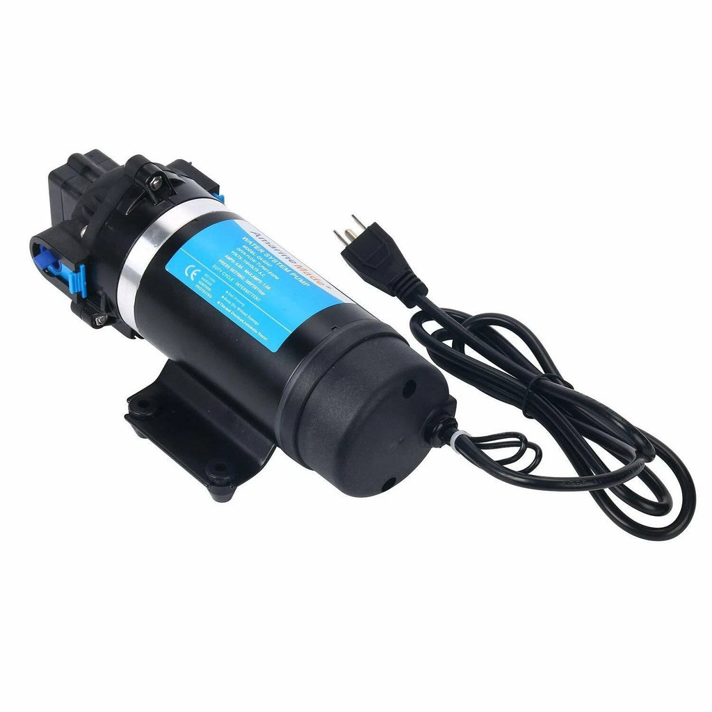 Self Priming Water Pressure Pump 110V 160PSI 1.8GPM Diaphragm Pump