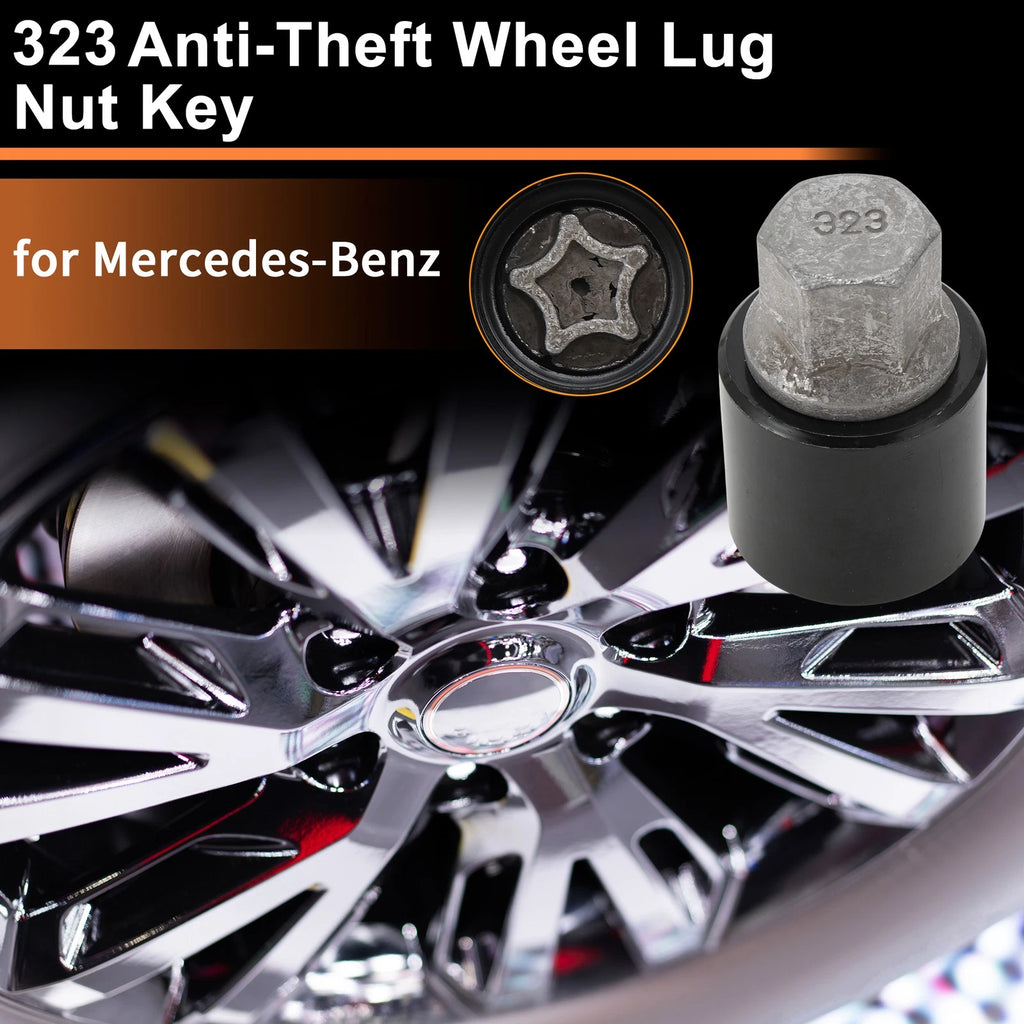 Wheel Lock Lug Nut Key Socket Tool Replacement for Mercedes-Benz (2006–2023)